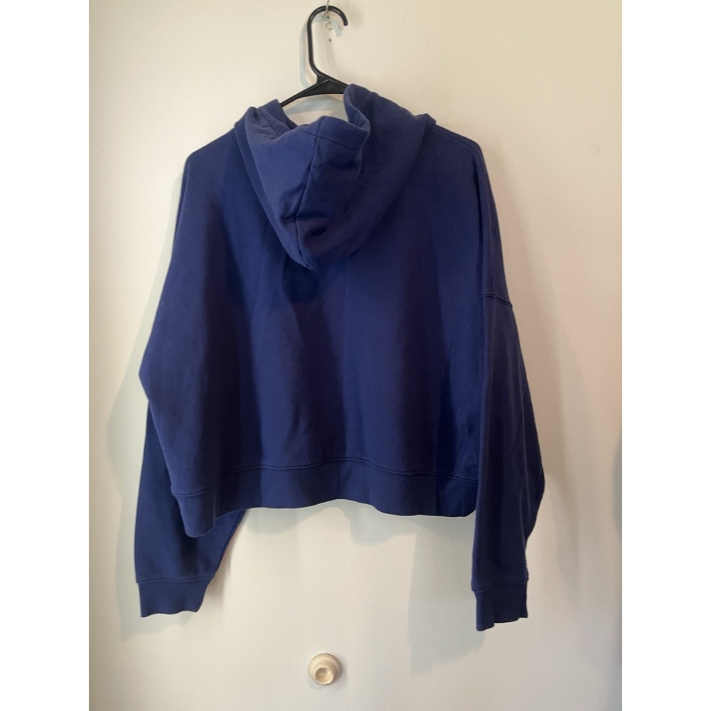 Walt‎ Disney World 50th Anniversary Navy Castle Crop Hoodie Womens Lg Sweatshirt - Picture 4 of 4
